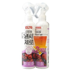 불스원 살라딘 냄새제로 2개입-300ml 쥬시 베리향 실내 냄새 제거 제거제 탈취제 카브리즈 악취, 1세트, 1개