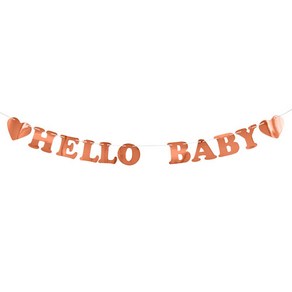 HELLO BABY 가랜드 헬로베이비 아기 홈 파티 베이비샤워