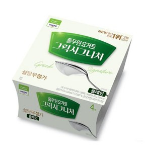 풀무원 그릭시그니처 컵 플레인 80g 8개