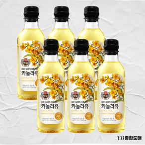 백설 카놀라유 식용유, 500ml, 1개