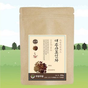 법제 처리한 국내산 산조인 전통차 200g, 4박스, 1개입