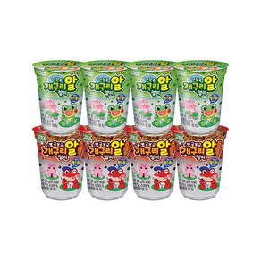 개구리알 젤리 청포도맛 35g x4개+콜라맛 35g x4개, 1개