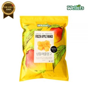 웰루츠 냉동 애플망고 다이스 1kg 냉동과일 [원산지:페루], 1개