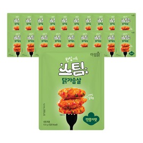 [아임닭] 한입가득 스팀 닭가슴살 깐풍기맛, 20개, 100g