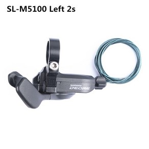 Shimano Deore M5100 SLX SL M7000 M8000 시프트 MTB 자전거 시프터 레버 2S 11단 우측 시프터 좌측 시프트 레버(내부 케이블 포함)