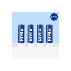 니베아 NIVEA 립 후르트 스트로베리 샤인 4.8gx4개 화장품 겨울 여자 코스메틱, 4개, 4.8g