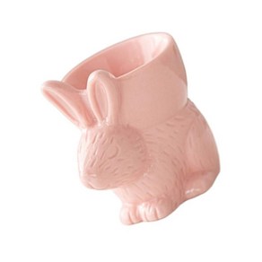 부드러운 삶은 달걀 홀더 재미있고 안전한 주방 식기로 아침 식사에 적합합니다, Pink, 1개