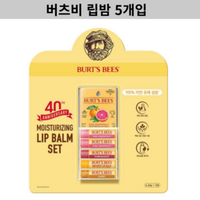 버츠비 립밤 4.25g X 5개입