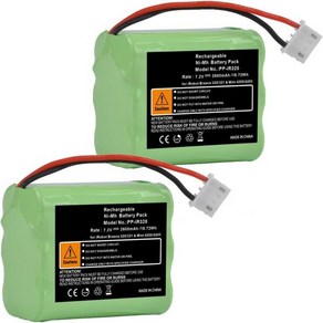 2600mAh 충전식 배터리 팩 .브라바 320 321 민트 4200 4205와 호환됩니다. 바닥 청소기 4408927 진공 배터리배터리 2개, 2 Batteies