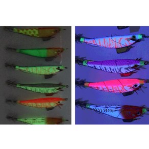 베이트샵 UV 케이무라 삼봉에기 한치 문어 갑오징어 쭈꾸미, 큰 삼봉에기(12cm)_2 수박, 1개