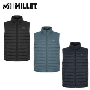 밀레 MILLET 남성 남자 가을 겨울 다용도 데일리 일상용으로 입고 다니기 좋은 아웃도어 기본형 등산 다운 패딩 조끼 베스트