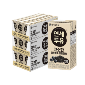 연세두유 검은콩 검은참깨 두유 190ml x 72팩, 72개