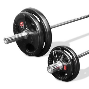 카르빈 고무 원판 바벨 덤벨 역기 중량, 25kg (1개단품), 1개, 블랙, 25kg