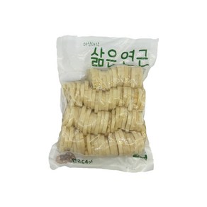 천미방 중국식품 삶은연근 자숙 연근채 연근, 1개, 1kg