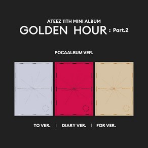 에이티즈 (ATEEZ) / GOLDEN HOUR : Pat.2 미니앨범 11집 POCAALBUM VER (버전선택/CD아님/S91350U), To 실버포카