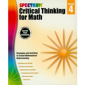 Spectum Citical Thinking fo Math Gade 4