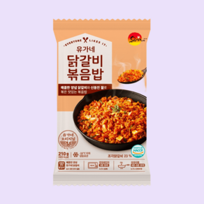 유가네닭갈비 닭갈비볶음밥 간편식 10팩, 210g, 10개