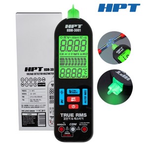 HPT 전기 멀티 디지털 테스터기 HDM-3001 비접촉 자동측정 검전기 전류측정 오토, 1개