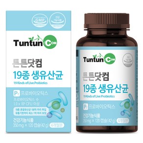 튼튼닷컴 생유산균 [4개월분] - 19종 생유산균 100억 투입 / 장 건강 / 건강기능식품, 1개, 350g