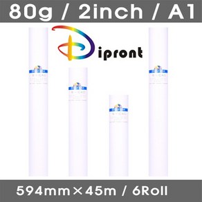 [정우엠알오] Dipont 백상지 A1 [80g/594*45m/1Box-6롤]