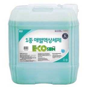 애벌 기름때제거에 효과빠른 젤타입 에코지엥 1종 애벌 액상 담금 세제, 18.75L, 1개