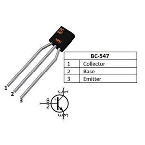 BC547(NPN) 바이폴라 트랜지스터(bjt bipolar junction transistors 45V 100mA) 0.1%의 비밀