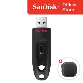 샌디스크 USB 메모리 울트라 CZ48 대용량 유에스비 / USB 보관 케이스, 1개, 128GB