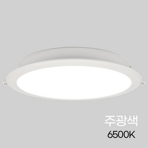 다운라이트 LED 슬림 8인치 40W 주광 전구 주백, 주광색, 1개