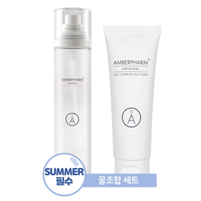 암버팜 오리지널 솔트 크림 125ml + 미스트 토너 150ml 세트, 1세트