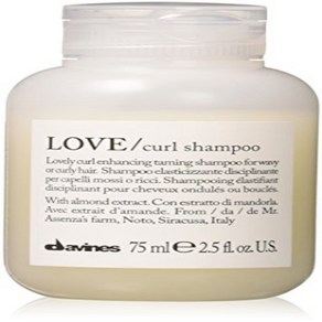 Davines Love Cul Shampoo 2.54 Fl. oz. Davines Love 컬 샴푸 2.54 Fl. 온스, 1개, 75ml