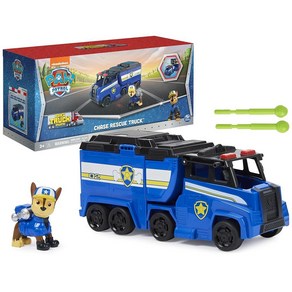 Paw Patrol Big Truck Pup's Chase 변신 장난감 트럭 수집용 액션 피규어 포함 만 3세 이상 아동용 115302