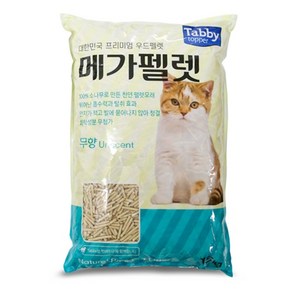 테비토퍼 메가펠렛 우드펠렛 고양이모래, 무향, 15kg, 1개