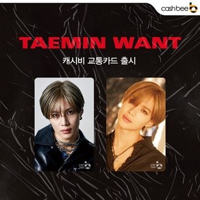 샤이니 태민 -'WANT' 캐시비 교통카드, B