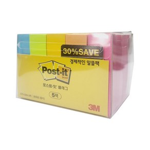 문구랑만들기랑 [3M] 포스트잍 포스트잇 페이지마커 670-5AN-5 알뜰팩 Saving pack 15X50, 오피스 문구 3M 페이지마커 670-5AN-5 알뜰팩/Saving pack / 15x50, 1, 1