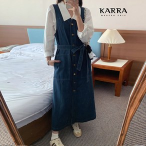 카라 KARRA 베리데님원피스+벨트SET A4S0661