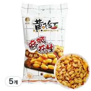 황비홍 마라땅콩 스낵, 210g, 5개