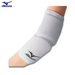 미즈노 팔꿈치 보호대 헬스 스포츠 야구 배구 농구 댄스 23cm 화이트 1 개, 1개