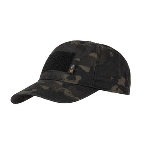 5.11 택티컬 플래그 베어러 캡 (멀티캠 블랙) - 5.11 Tactical Flag Bearer Cap (MultiCam Black)