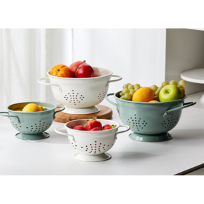 [모던하우스] 올컬러 스텐 콜랜더 S 14CM 그린 CHANDA (CK0524022), 콜랜더 S 14CM 그린  / CK0524022, 1개