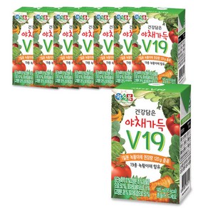정식품 건강담은 야채가득 V19, 145ml, 48개