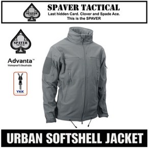 Spave 스페이버 어반 소프트쉘 자켓 (그레이) Uban Soft Shell Jacket (Gey) 플리스집업