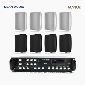 TANNOY 매장 카페 음향패키지 6채널 앰프 SR-650D + 탄노이 DVS4 벽부형 스피커 8개, 스피커색상, White