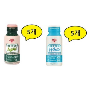 동화약품 배러라이트 120ml 5개 + 배러화이트120ml 5개 총10개, 10개