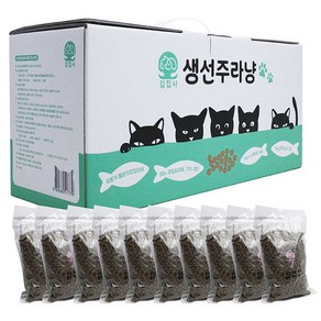 김집사 프리미엄 고양이사료 생선주라냥 생선70%, 기타생선, 300g, 10개