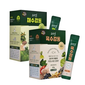 요리엔 만능요리 국물팩 육수/채수감동 SET, 80g, 1개