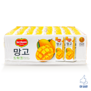 델몬트 드링크 망고, 190ml, 32개