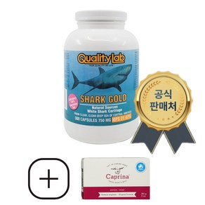 퀄리티랩 캐나다 상어연골 500캡슐 Shak Gold 콘드로이친 어골칼슘 추출물, 1개, 500정