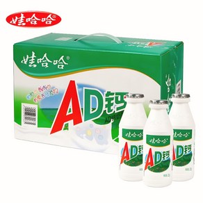 중국 와하하 AD 칼슘우유 220ml/병