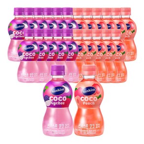 썬키스트 300ml 리치 12입+ 피치 12입 총 24개