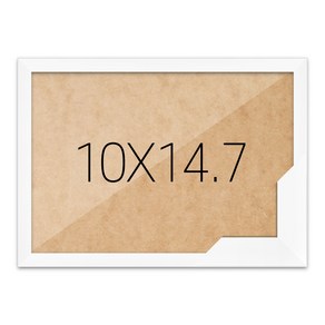 퍼즐액자 10x14.7 고급형 슬림 우드 화이트, 1개